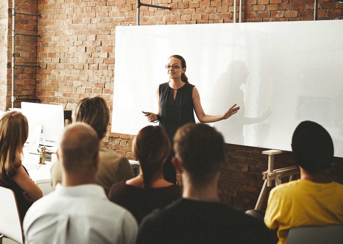Formation dans une salle de luxe